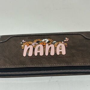 Brown Floral Wallet